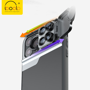 IBOOLO custodia per telefono di nuova generazione 5 in 1 kit obiettivo Easy Switch teleobiettivo Fisheye Macro CPL obiettivo filtrante per <span class=keywords><strong>iPhone</strong></span> 14 Pro