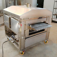 Marqueur électrique industriel pour grillades d'aubergines en tranches Machine à griller au gaz pour tartes à viande Machine à marquer les courgettes et les côtelettes de porc