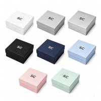 Maßgefertigte Umweltfreundliche Wasserdichte Kunstpapier-Schubladenboxen mit Goldfolien-Logo Geometrische Muster für Schmuck-Geschenkverpackungen