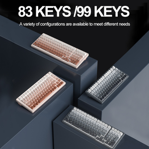 For K99 Hot Swap 90% Keyboard Gradient Side Printed Double Keycaps LED Backlit Wired 99-Key Gaming Mechanical Gaming Keyboard Cu - Product Image 6