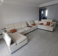 Nuevo Sofá Multifuncional con Espacio de Almacenamiento, Diseño Moderno, Juego de Sofás de 3, 4, 5, 6 y 7 Plazas, Sofás en Forma de U, L e I para Sala de Estar, Venta al Por Mayor