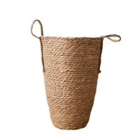 2025 nouveau Style nordique maison décorative Pots de fleurs tressé rotin matériel pour décorations de fête à la maison