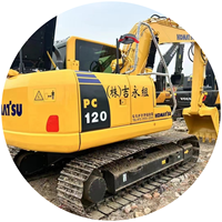 Excavadora Usada Komatsu PC120 de 12 Toneladas con Componentes Centrales de Transmisión EPA en Venta
