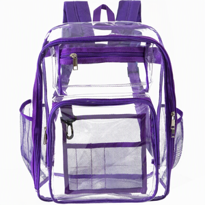 Zaino in PVC Trasparente Impermeabile Bestseller Transfrontaliero, Grande Capacità, Unisex, Moderno e Semplice, Borsa da Viaggio per Studenti - Product Image 2