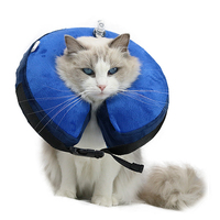 Colliers gonflables pour animaux de compagnie, très demandés, collier de protection souple pour chien, collier de récupération réglable pour le cou, collier de récupération pour chien après une opération