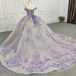 9881-Z Robe de mariée simple en gros pour femme, robe de mariée brodée, robe de bal, offre spéciale - Product Image 3