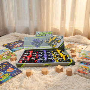 Inertia Car Diecast <b>Toy</b> Flying RC Car Model Display Box Set-Unisex No Battery - Product Image 3