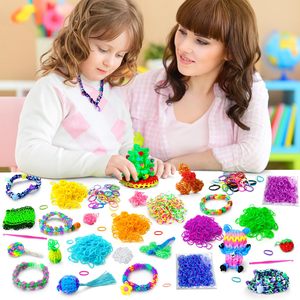 مجموعة صنع الأربطة المطاطية الملونة مع حاوية ثلاثية الطبقات، مجموعة إعادة تعبئة الأربطة المطاطية للأولاد والبنات، هدية للحياكة - Product Image 5