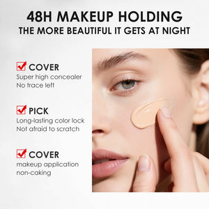 Водостойкая жидкая тональная основа Private Label с полным покрытием, стойкость до 48 часов - Product Image 3