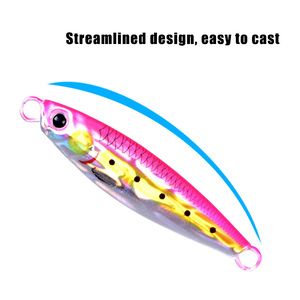 Raylor Wholesale Custom 3D Printed <span class=keywords><strong>Microjig</strong></span> Cheap Sinking Casting 7g-80g Various Sizes Metal Jig Fishing Lure Jigging Hook - Product Image 3