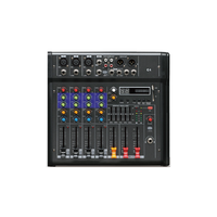 4-Wege 6-Wege Kleine Professionelle Bluetooth-Aufnahme-USB-Soundkarte mit Reverb für Karaoke, Heim-Performance, Konferenz-Mischpult