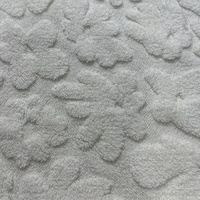 Nouvelle arrivée simple face 230Gsm 100% Polyester motif fleuri tricoté Jacquard Sherpa velours polaire tissu pour vêtements couverture
