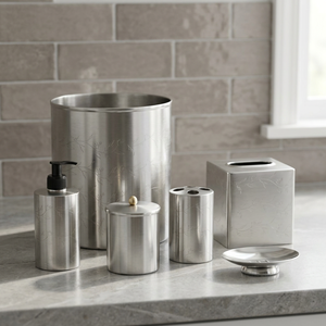 Ensemble de salle de bain en acier inoxydable - Product Image 1