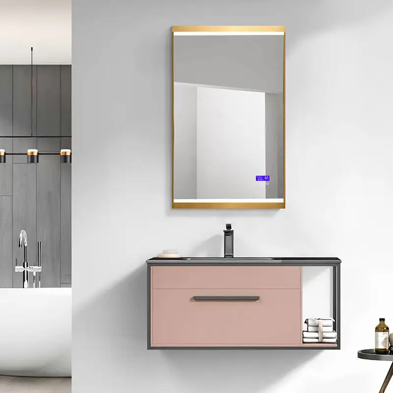 Mur Remise De Bain Vanity Light Up Multi-fonction LED Salle De Bains Douche Intelligente Miroir