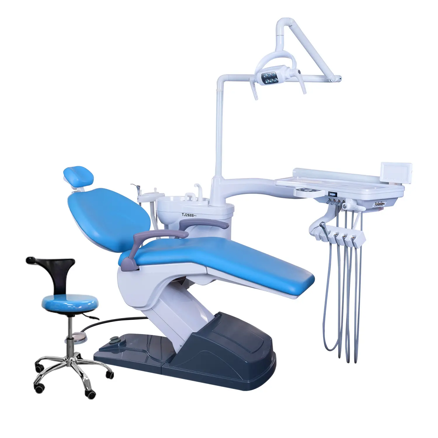 زهرة الطبية الساخن بيع الأسنان معدات رخيصة المريض الأسنان وحدة كرسي طبيب أسنان كامل الخيار للاسنان عيادة