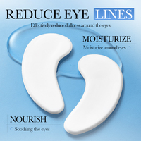 Patchs lissants pour les yeux OEM Sadoer à l'huile de coco pour éclaircir la peau et hydrater longue durée, soin quotidien 7,5g