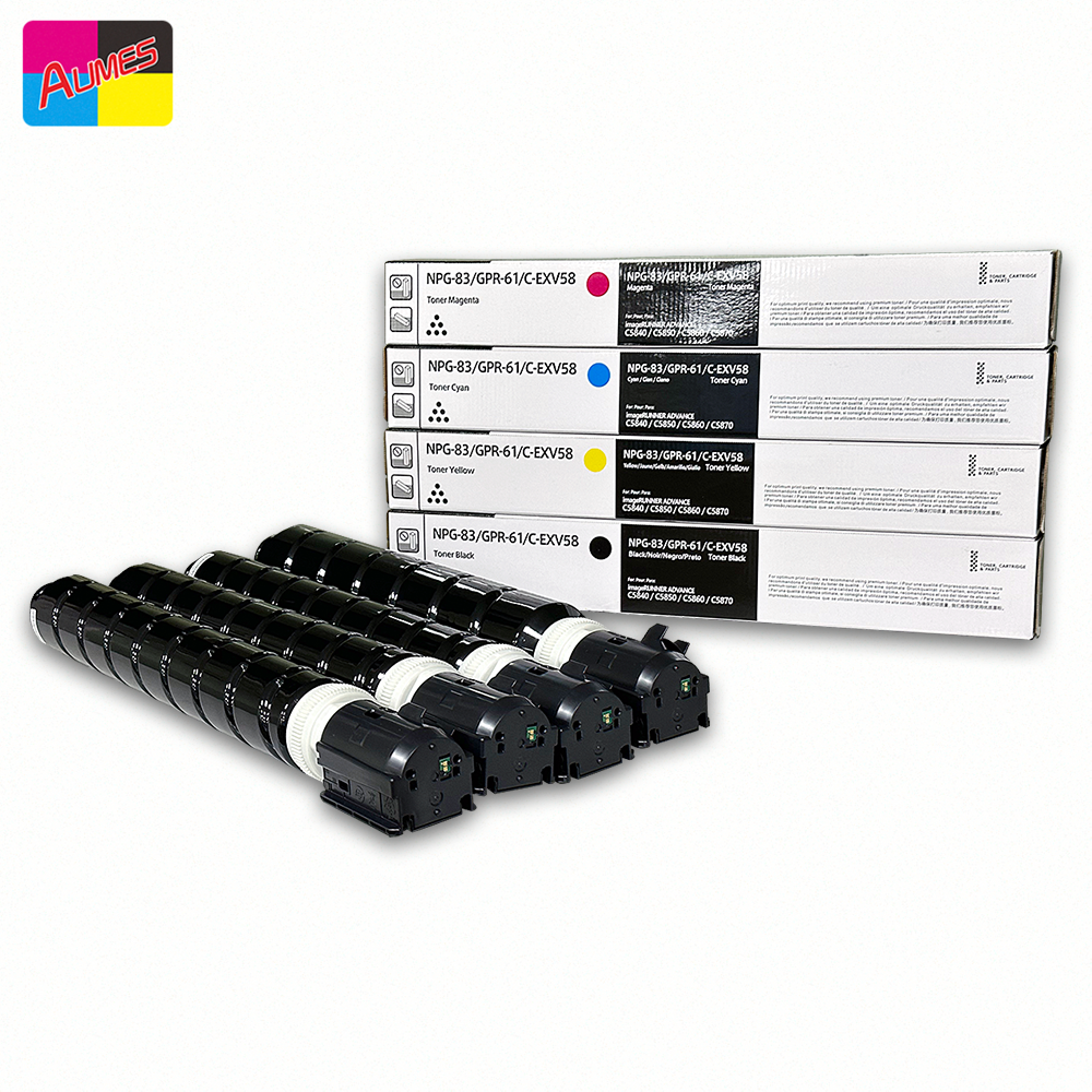 NPG-83 GPR-61 C-EXV58 Color Toner Cartridge for Canon Printers