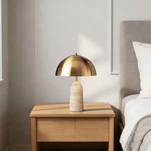 Cross-border Italian Designer Nordic Style Mushroom <strong>Table</strong> Lamp Marble Bedside Lamp Living Room Sofa <strong>Light</strong> Luxury Bedroom Study - Product Image 5