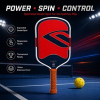 Pala de Pickleball GEN5 Omni Alargada, Termoformada, Fibra de Carbono T700, Núcleo de Espuma EPP, Aprobada por la USAPA, Raqueta Profesional, OEM Personalizada