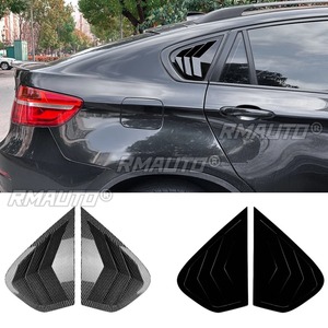 For BMW X6 E71 Body Kit Rear <b>Window</b> Side Vent Shutter Louver Cover Trim for BMW X6 E71 2008-2014 Car Accessories - Product Image 2