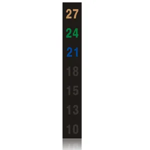 Thermometer Strip Custom Temperature Range Room Temperature LCD Thermometer Strip Sticker