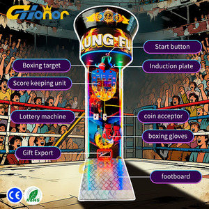 Công viên giải trí máy đấm bốc đồng tiền hoạt động trò chơi nhiều người chơi đấm Máy Mô phỏng trò chơi đấm bốc - Product Image 4