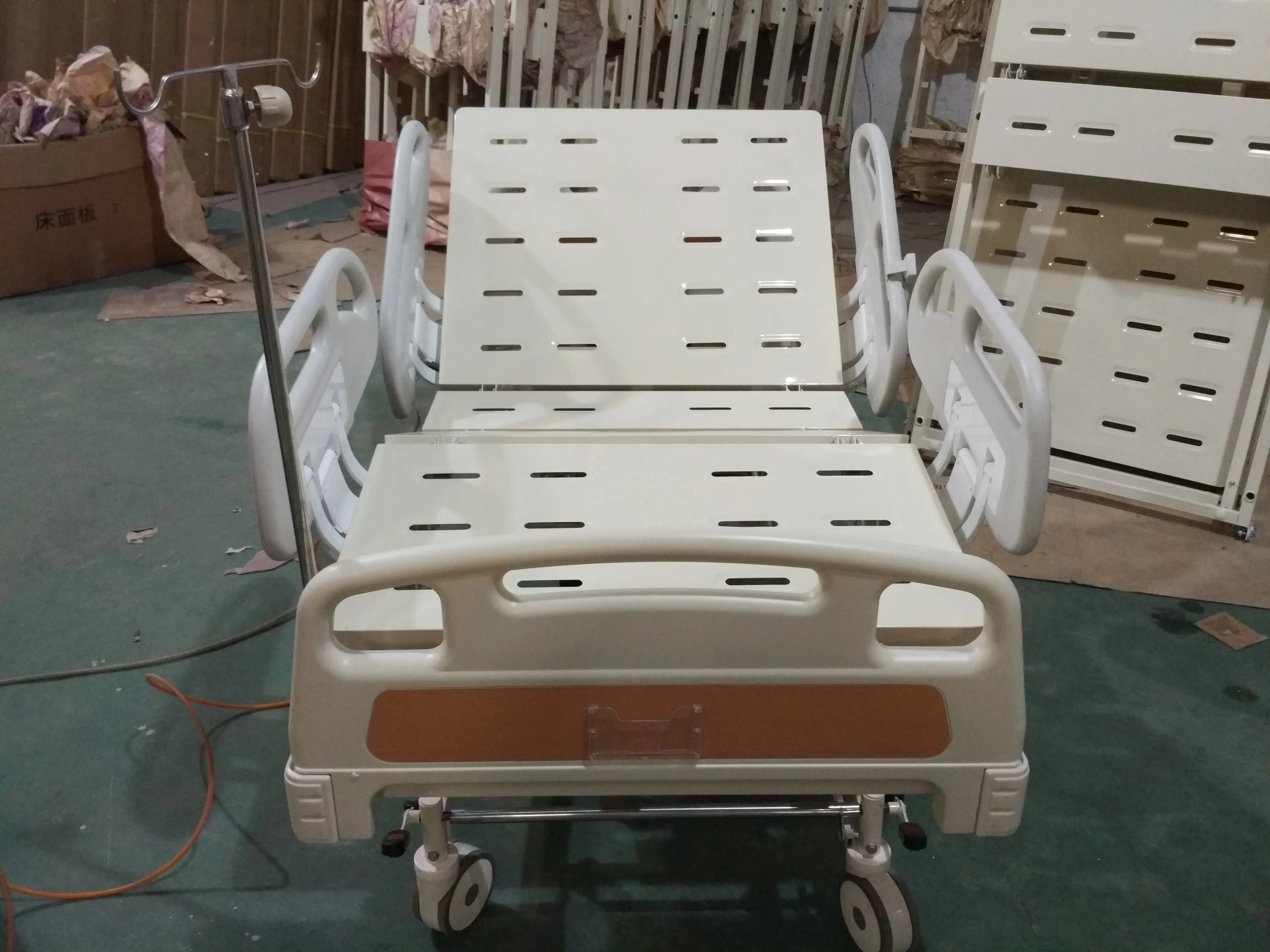 Electrical Adjustable Beds Hospital Five Function ICU Bed Manufacturer Supply Cheap Price