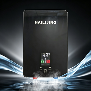 <span class=keywords><strong>Chauffe</strong></span>-<span class=keywords><strong>eau</strong></span> électrique instantané sans réservoir, corps compact peu encombrant, installation murale facile pour la salle de bain et la douche - Product Image 2