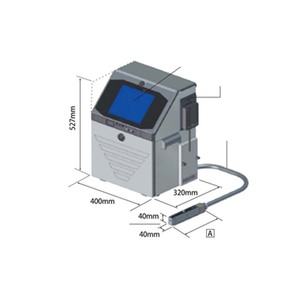 Imprimante à jet d'encre 4 lignes Imprimante Cij multicolore Imprimante de codage <span class=keywords><strong>Cyklop</strong></span> Machine d'impression de numéro de lot de code Qr Date d'expiration - Product Image 5