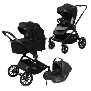 Passeggino 3-in-1 per Bambini da 0-3 Anni, Non Tossico, Resistente, Pieghevole, <span class=keywords><strong>Seggiolino</strong></span> <span class=keywords><strong>Auto</strong></span> da Viaggio per Bambini, 3 in 1 per Famiglia - Product Image 1