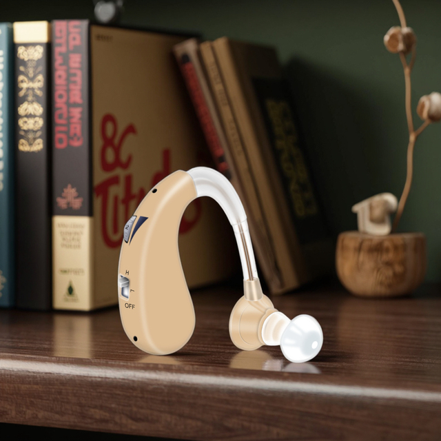 Wholesale BTE Rechargeable Digital Hearing Aid with Noise Reduction & Eco-Friendly Design for Mild to Moderate Hearing Loss