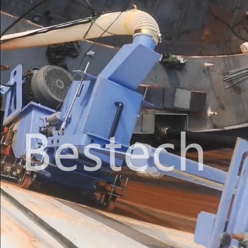 CE /ISO Approved high efficiency tank vertical shot blasting machine