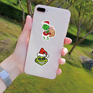 WOWEI Autocollants de Noël 50 autocollants <span class=keywords><strong>en</strong></span> vinyle imperméables pour bouteille d'eau - Product Image 5