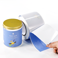 Directo de fábrica, personalizado, respetuoso con el medio ambiente, contenedor de alimentos, etiquetas adhesivas para la marca