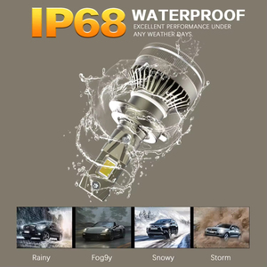 Nueva llegada personalizada Super brillante Hi/ Low Beam 140W colores duales 3000K 6000K Flash App Control H4 Led faros bombilla para coche - Product Image 4