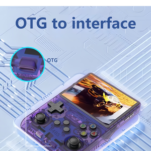 Console de jeu portable R40S Pro, écran IPS HD de 3,5 pouces, double joystick, haute performance, plug-and-play, prend en charge plusieurs jeux - Product Image 5