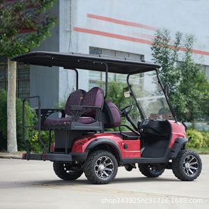 รถกอล์ฟไฟฟ้า Shengdafei 6 ที่นั่ง 220v110v แบตเตอรี่ 100ah ระยะทาง 70-120 กม. สำหรับสนามกอล์ฟ โรงแรม มหาวิทยาลัย และการลาดตระเวน - Product Image 5