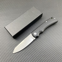 Couteau de survie et de camping 440A pour l'extérieur, lame 440A, couteau de chasse tactique à ouverture assistée, couteau de poche EDC pour la pêche et le sauvetage