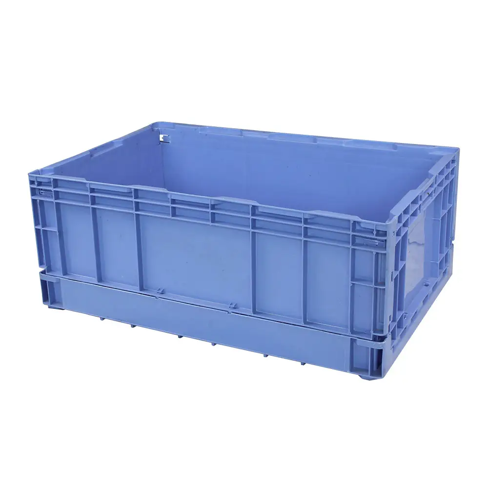 Top quality PP folding collapsible foldable plastic storage box Fruit Vegetable Plastic Crates