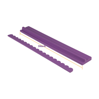 Support de rangement personnalisé en bois coloré pour tuiles de Mahjong, support en acrylique vert de 20 pouces avec poussoir magnétique