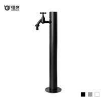 Robinet vertical en acier inoxydable antigel pour jardin, fontaine d'extérieur en cuivre pour arrosage de cour