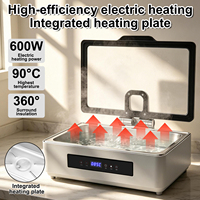 Luxuriöser Weißer Edelstahl Elektrischer Chafing Dish mit Digitaler Temperaturregelung Buffet-Wärmer für Hotel Restaurant Catering