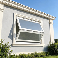 Fenêtre verticale à double battant Sunnysky, certifiée NFRC, à rupture de pont thermique, verre Low-E, pour entrée de bâtiment commercial