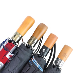 Patriotic Style Modern Blue National UK Flag Printed Straight Folding <b>Umbrella</b> for Sports Events Travel Daily Use Business Gifts - Product Image 4