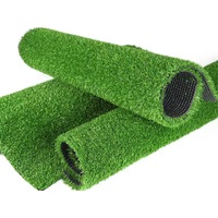 Gazon synthétique artificiel pour aménagement paysager de jardin, tapis vert en herbe artificielle, moquette en gazon artificiel