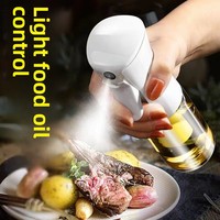Botol Minyak/Bumbu Kaca Borosilikat Tinggi Grosir Desain Minimalis Modern Tekanan Injeksi Bahan Bakar Kapasitas 201-300ml 200g