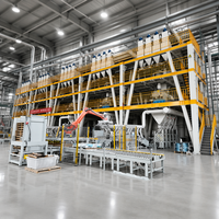 Fournisseur mondial de centrales de malaxage de mortier sec continu, adhésifs pour murs et sols, plâtre, caillebotis, haute capacité de production, OEM ODM