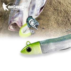 Hunthouse เหยื่อเบ็ดตก<span class=keywords><strong>ปลา</strong></span>แบบนิ่ม3D 100มม. 25กรัมเหยื่อตก<span class=keywords><strong>ปลา</strong></span> - Product Image 1