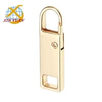Tirette de fermeture éclair métallique ouvrable, détachable, avec ressort, pour remplacement de curseur de fermeture éclair, accessoires de quincaillerie pour ceintures, 2 tailles
