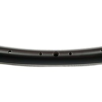 Jante de vélo BMX pliable en alliage d'aluminium noir 20x1.75 à double paroi, profondeur 30 mm, profil V aérodynamique avec surface de freinage CNC